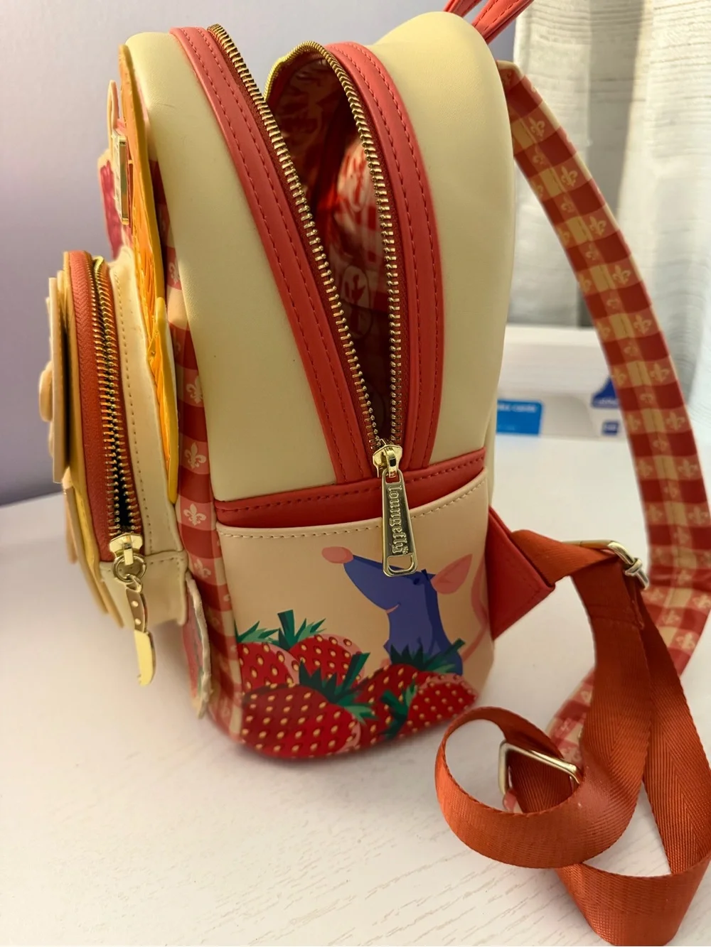 Limited Edition Disney Pixar Loungefly Ratatouille Charcuterie Mini Backpack